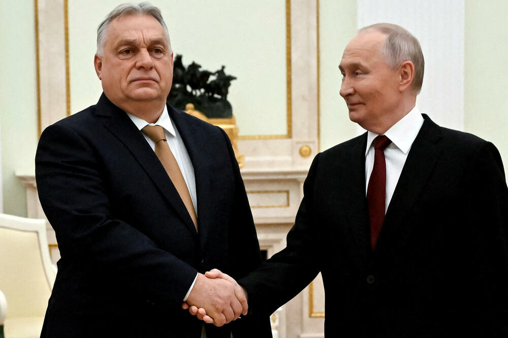 Orban i Putin u Moskvi 28. novembra 2025., Foto: Reuters