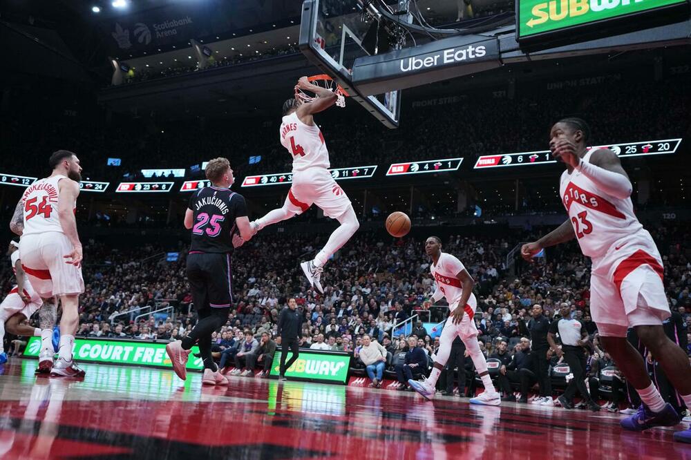 Sa meča Toronta i Majamija, Foto: Reuters
