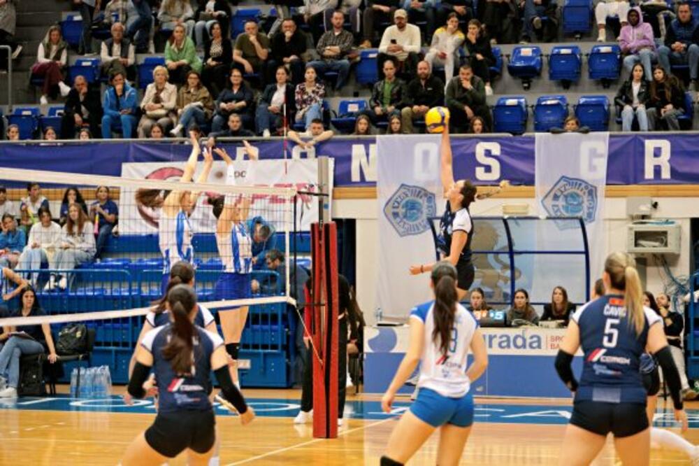 Detalj sa prvog meča Luka Bar - Budućnost, Foto: OK Luka Bar