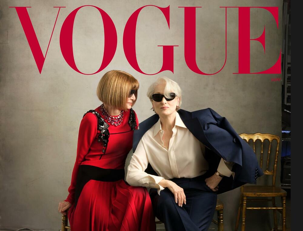 Ana Vintur i Meril Strip na naslovnici Vogue magazina