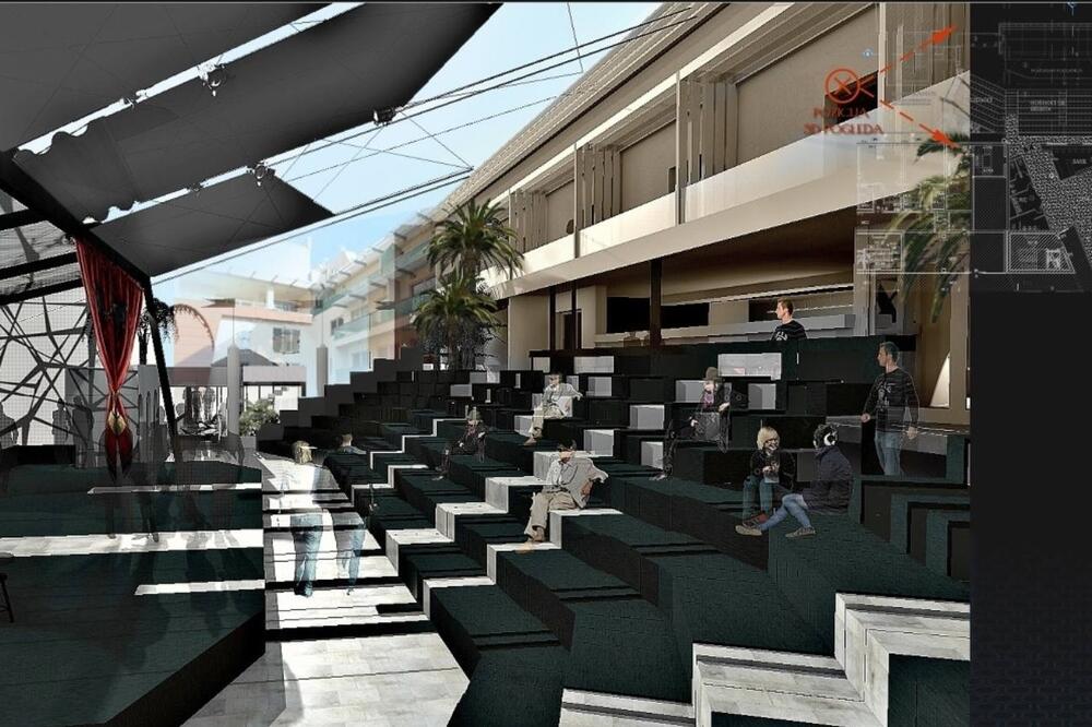 Idejno rješenje bioskopa, Foto: Lovćen film