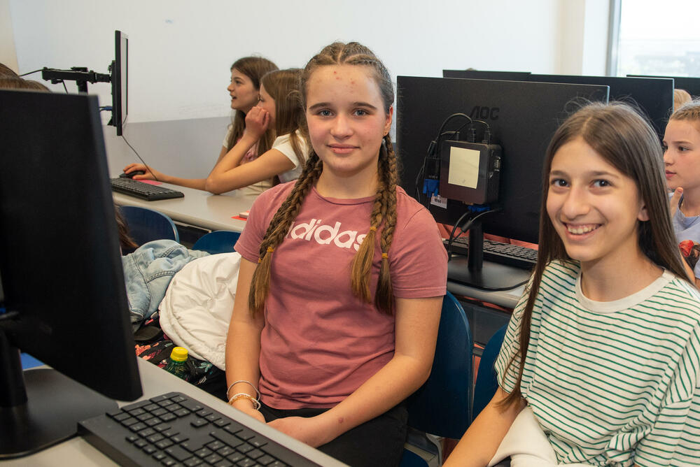 Nina Marković, učenica OŠ Maksim Gorki