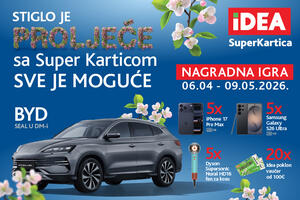 IDEA i Super Kartica pokrenule veliku nagradnu igru: Osvojite...