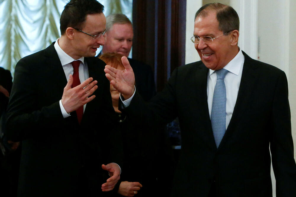 Peter Sijarto i Sergej Lavrov, Foto: Reuters