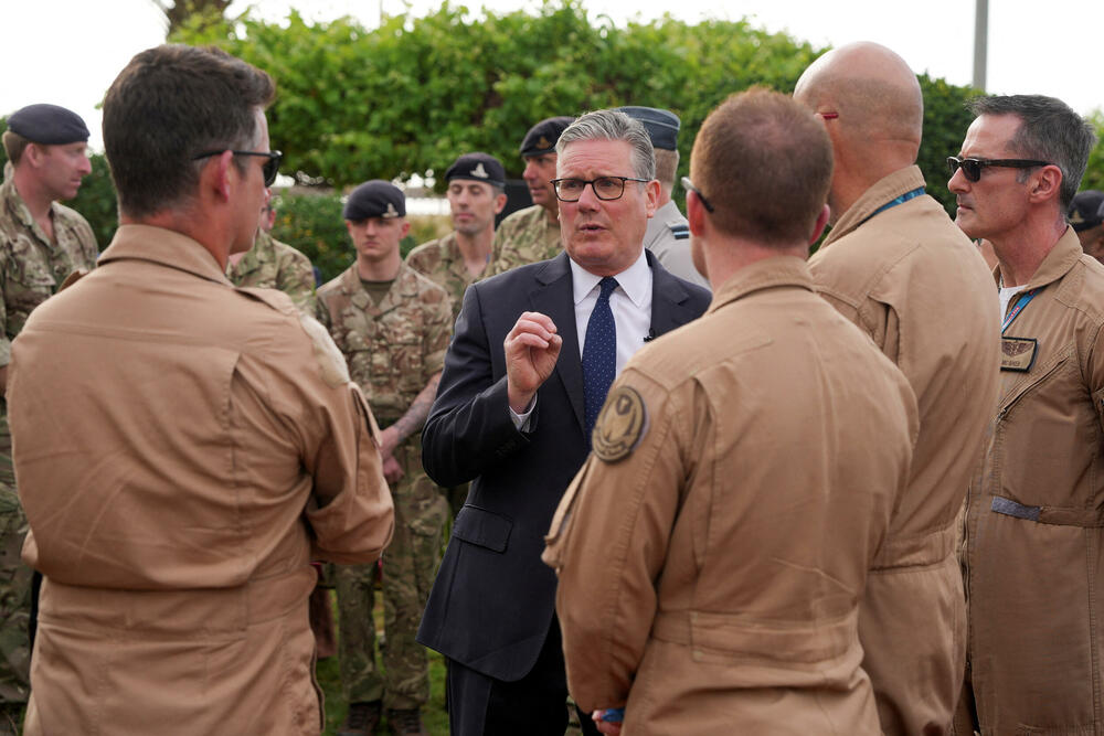 Starmer juče u bazi Taif u Saudijskoj Arabiji