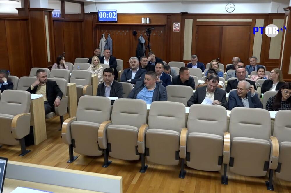 Detalj sa sjednice SO Pljevlja, Foto: Printscreen/YouTube