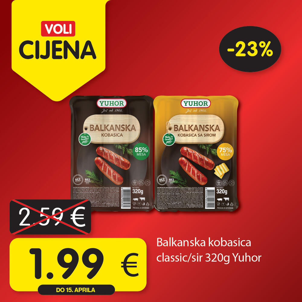 <p>U svim Voli i Naš diskont marketima, svakog četvrtka vas očekuje novi krug vaših omiljenih Voli cijena.</p>