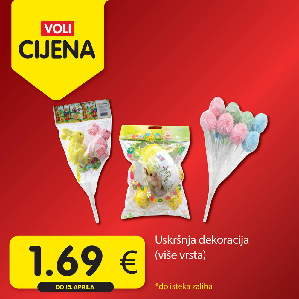 <p>U svim Voli i Naš diskont marketima, svakog četvrtka vas očekuje novi krug vaših omiljenih Voli cijena.</p>