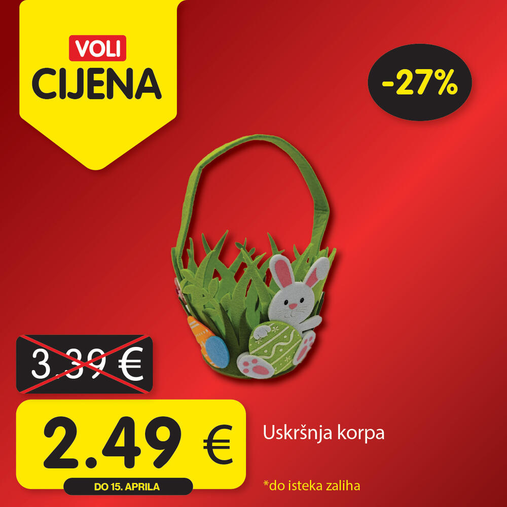<p>U svim Voli i Naš diskont marketima, svakog četvrtka vas očekuje novi krug vaših omiljenih Voli cijena.</p>