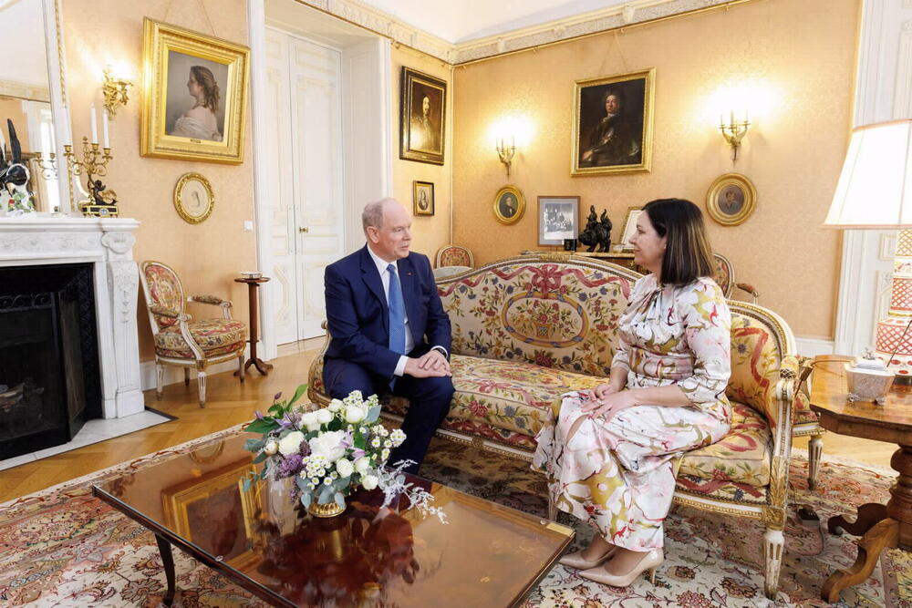 Dubravka Lalović predala akreditivna pisma princu Albertu II od...