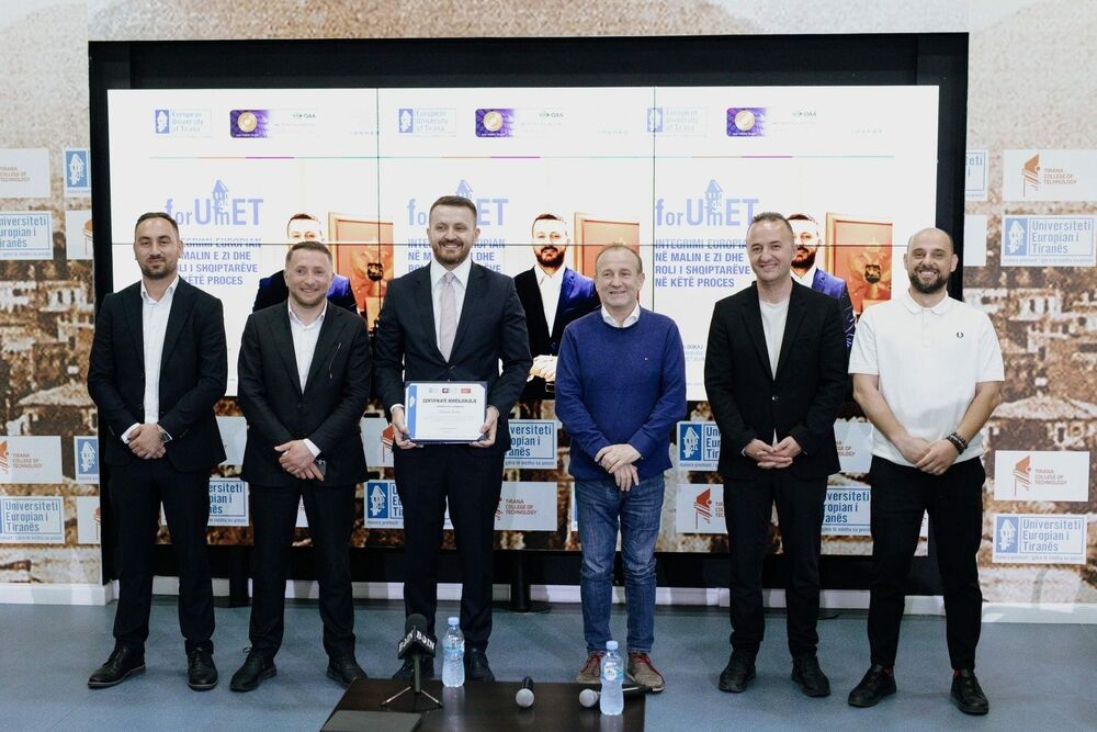 Dukaj na UET forumu u Tirani: Od studenta do lidera u reformi...