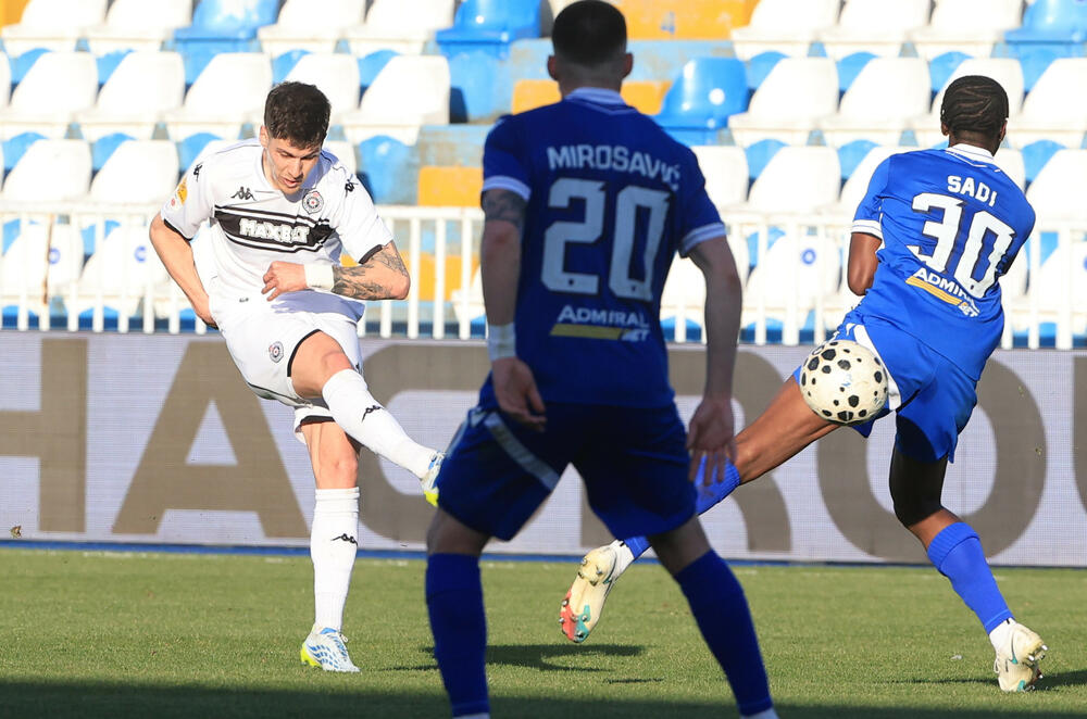 Prvi gol Vukotića od novembra lansirao Partizan, pogodak Camaja...