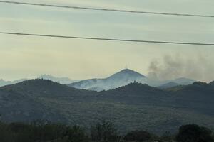 Šumski požar u Lješanskoj nahiji, vatra ne prijeti kućama