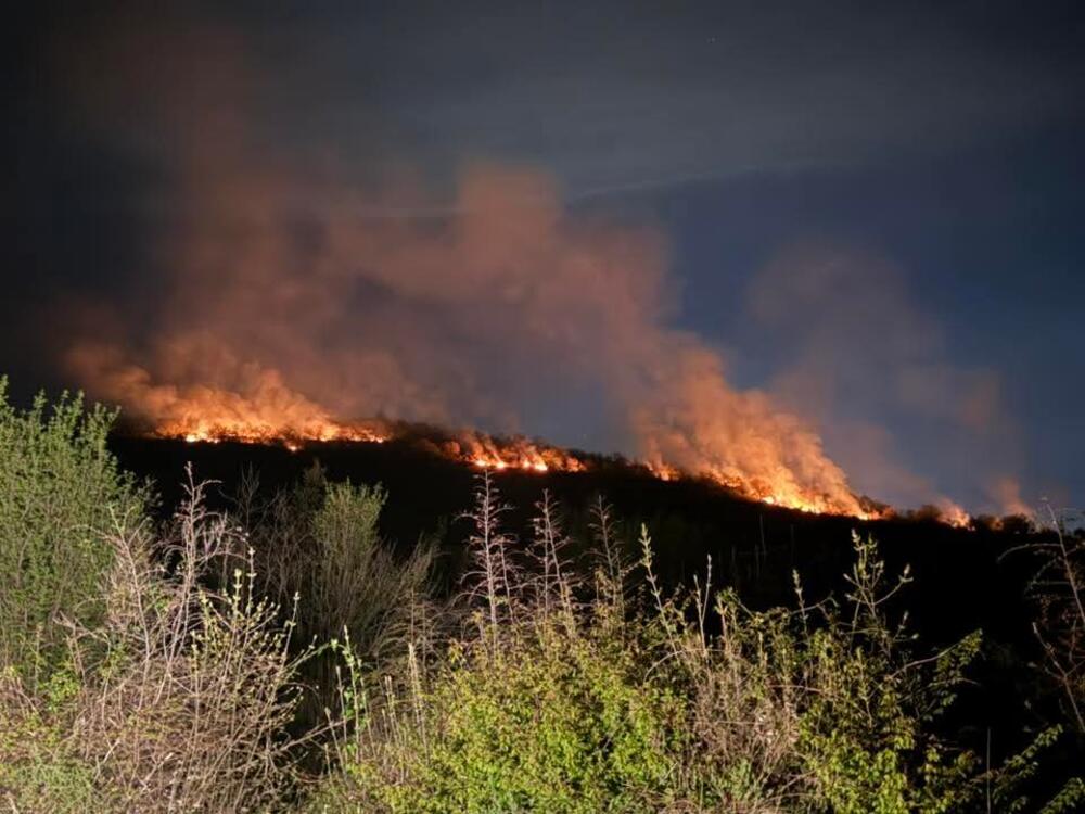Lokalizovan požar na Barutani