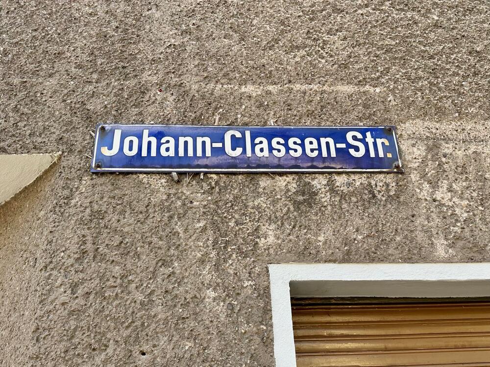 Ulica u Kalku nazvana po Johanu Klasenu