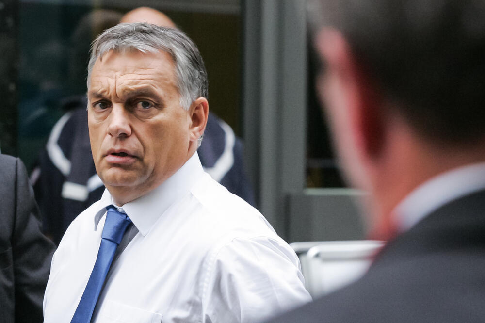 Orban dolazi na sastanak EPP u Briselu, 23. septembra 2015., Foto: Beta/AP