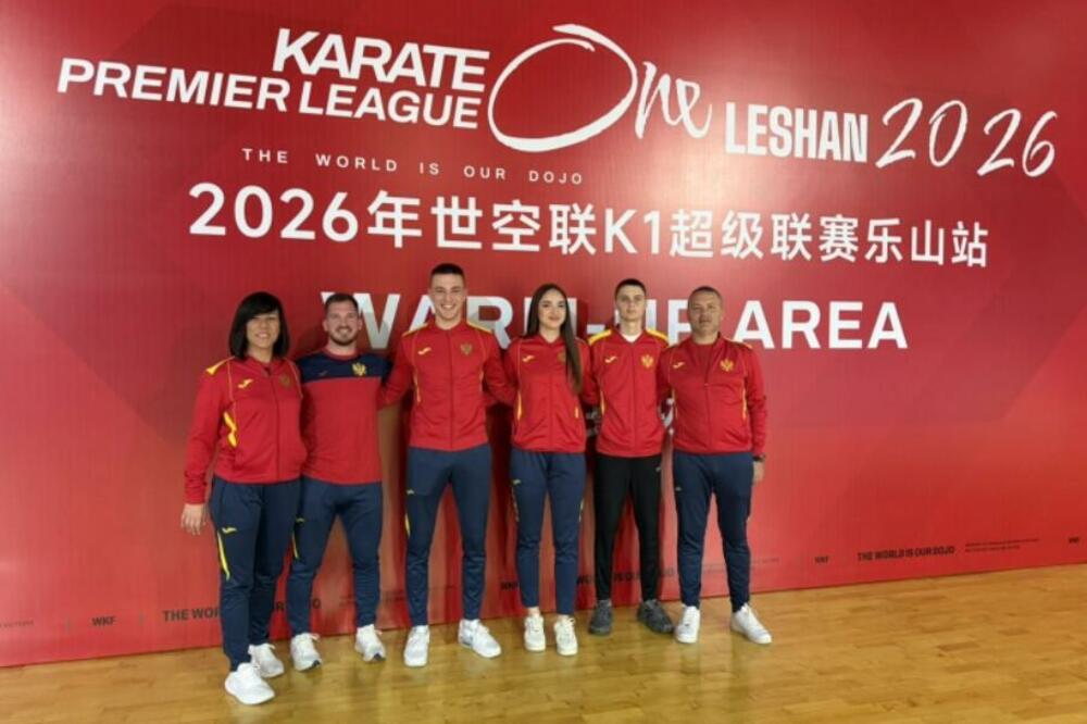 Crnogorski karatisti na turniru Premijer lige u Kini, Foto: KSCG