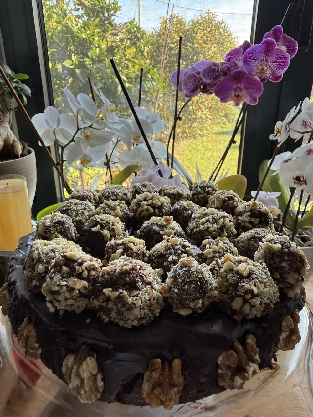 Čokoladna torta sa šljivama i rakijom, čokoladna torta sa šljivama i rakijom