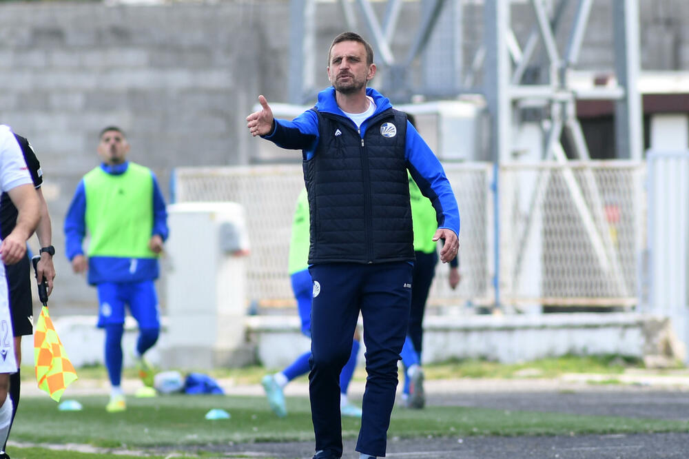 Peković na jučerašnjoj utakmici, Foto: FSCG