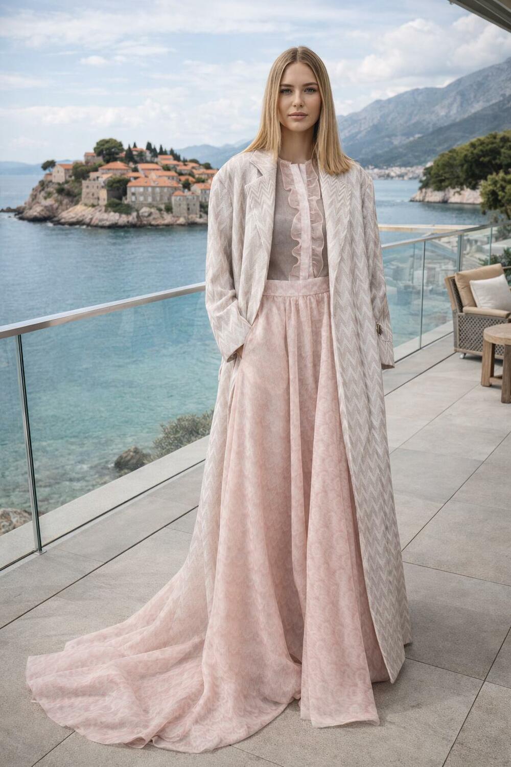 Fotografija modela iz kolekcije 'My Way' dorađena AI alatima