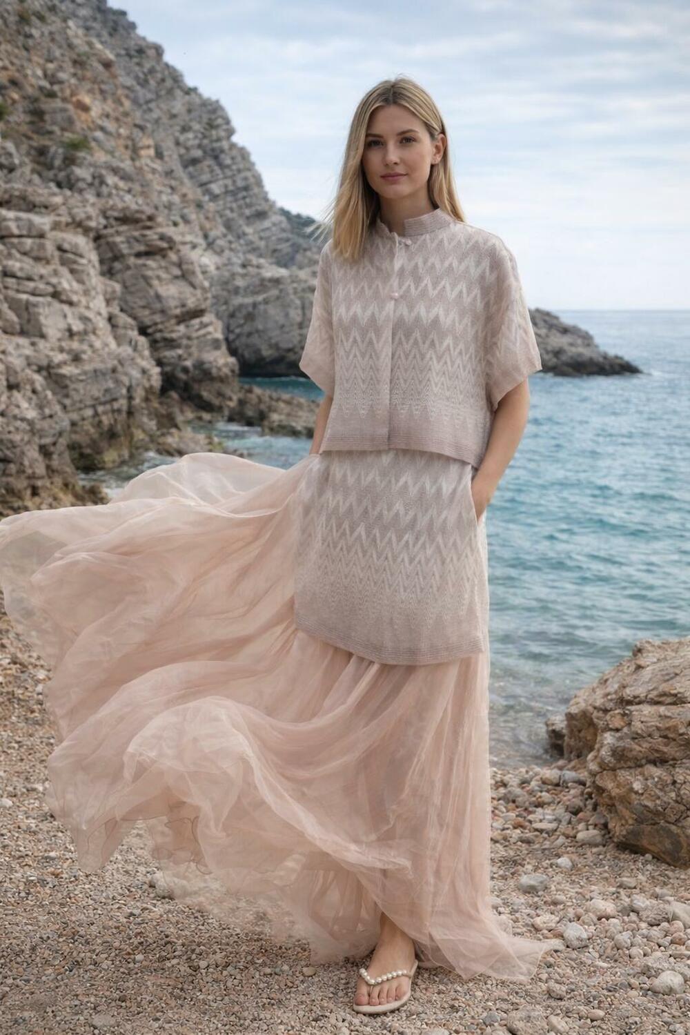 Fotografija modela iz kolekcije 'My Way' dorađena AI alatima