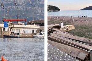 Odžić: JP Morsko dobro zauzeto farbanjem krana u bojama trobojke,...