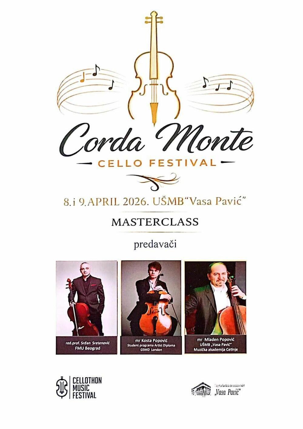 Cello festival Corda Monte