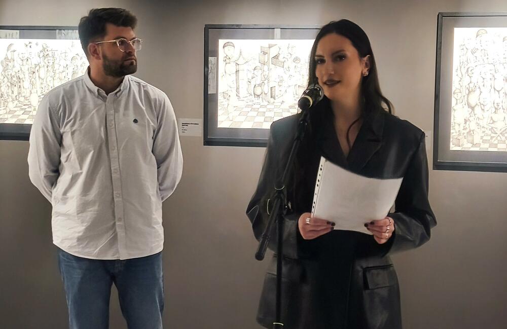 Sa otvaranja izložbe