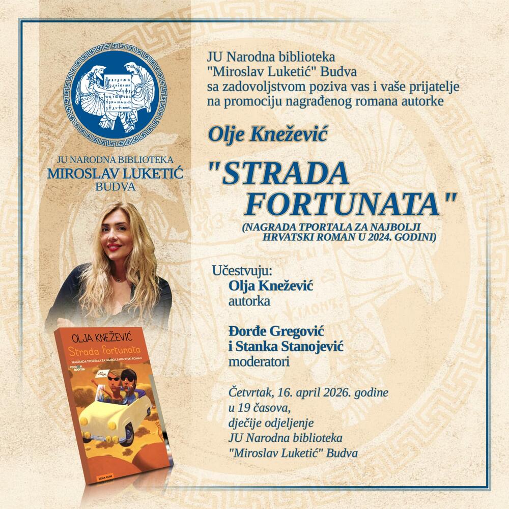 "Strada fortunata" Olje Knežević u Budvi