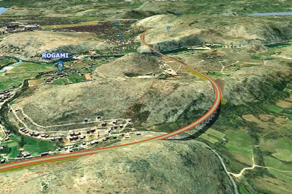 Trasa ide neposredno uz više naselja: projekat iz septembra 2024., Foto: Monteput