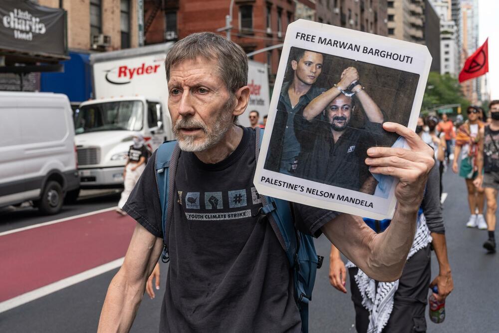 Protest na Menhetnu u septembru 2024.