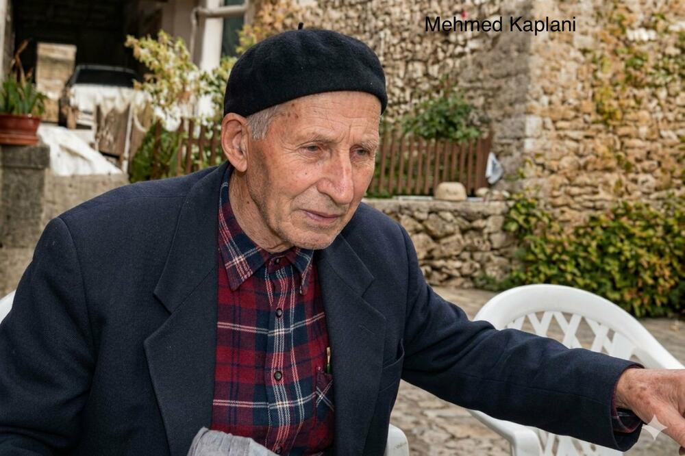 Mehmed Kaplani, jedan od preživjelih kazivača, Foto: Š. R.