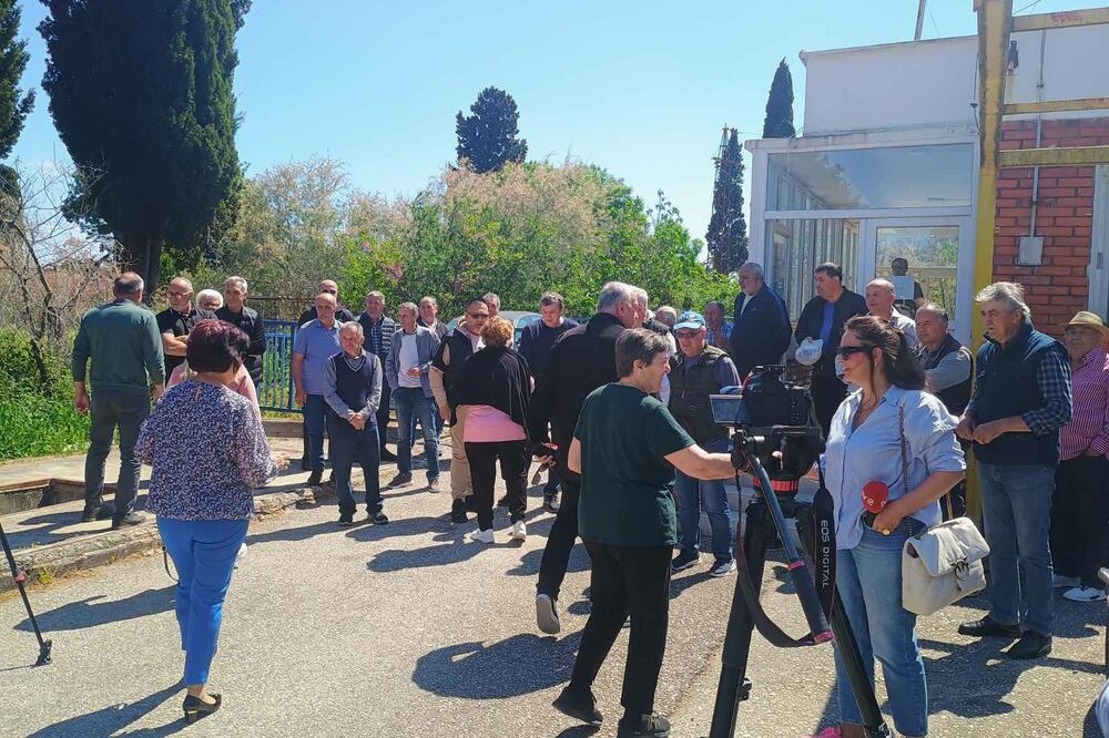 Sa današnjeg protesta, Foto: Samir Adrović