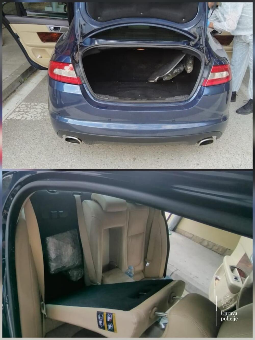 <p>U saopštenju Uprave policije (UP) se navodi da su policajci na graničnom prelazu Šćepan Polje, kontrolisali S.V. (25) iz Zete, koji je upravljao vozilom marke "jaguar", crnogorskih registarskih oznaka, u vlasništvu druge osobe</p>