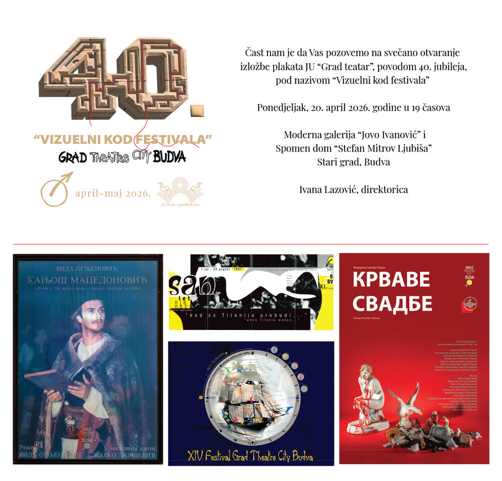 Vizuelni kod festivala „Grad teatar”