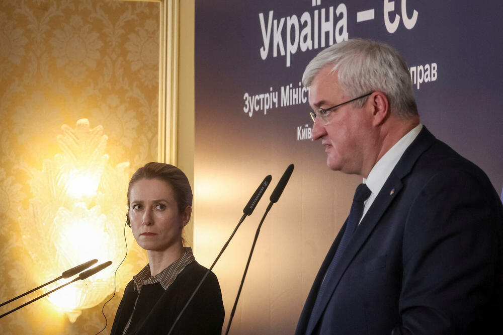 Kalas i ukrajinski šef diplomatije Andrij Sibiha, Foto: REUTERS