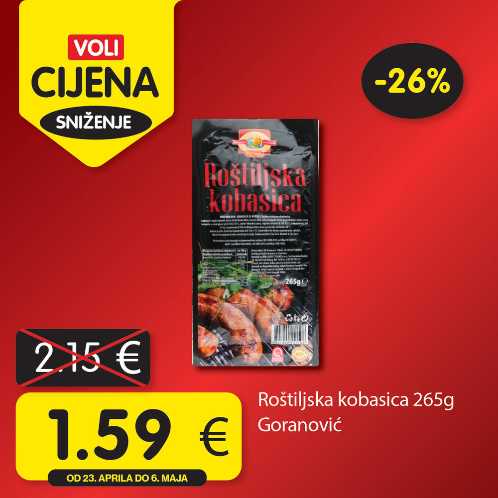 <p>Pametna kupovina počinje uz Voli cijene.</p>