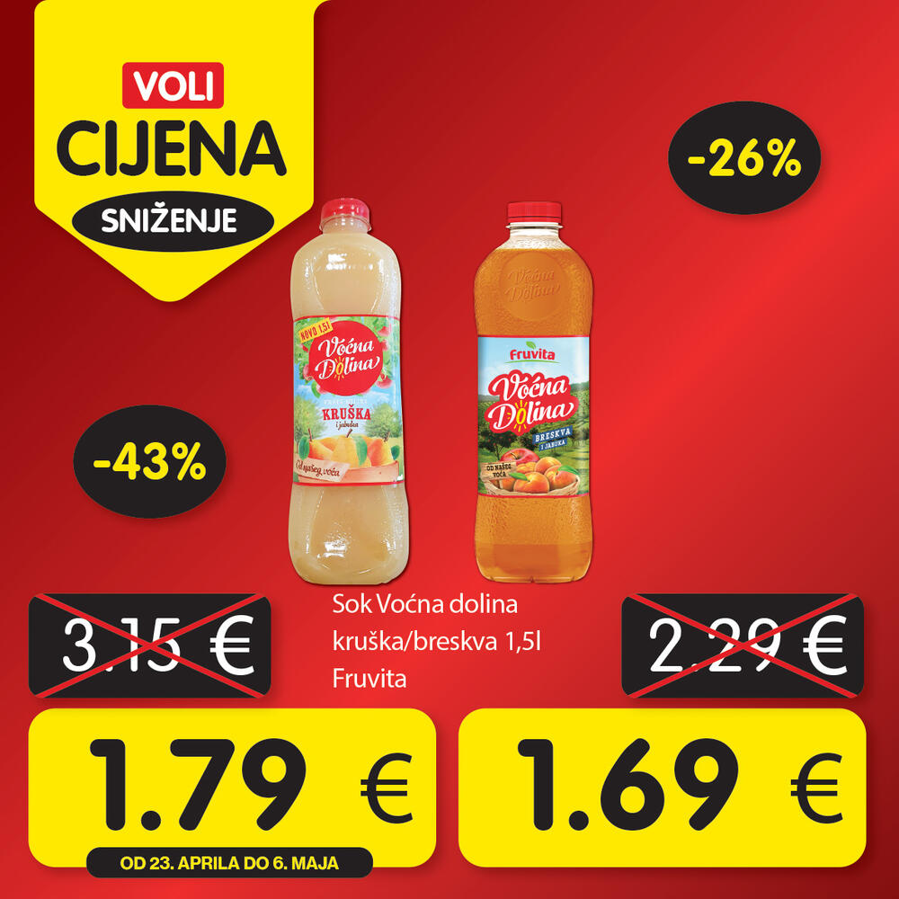 <p>Pametna kupovina počinje uz Voli cijene.</p>