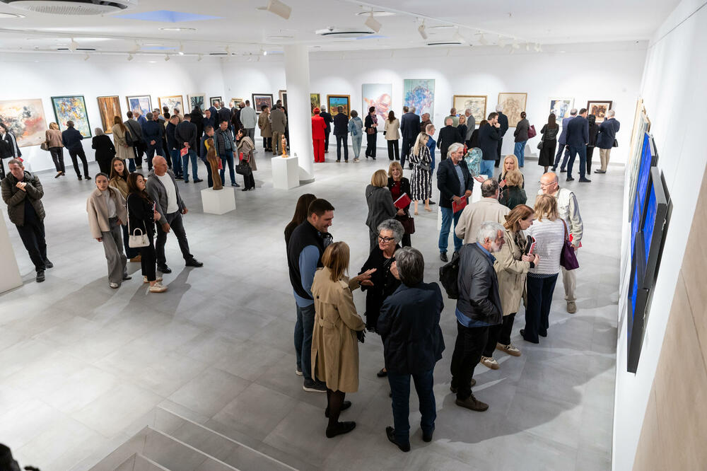 Sa izložbe u CANU, Foto: Đorđe Cmiljanić