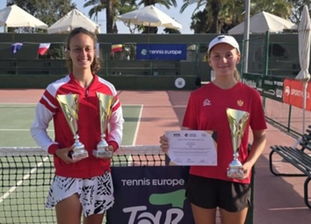 Dvije medalje za mlade teniserke na Malti