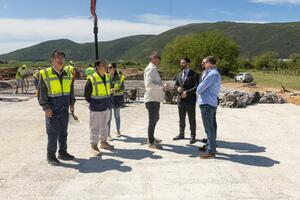 Radulović obišao radove na bulevaru Jaz - Tivat: Naredne sedmice...