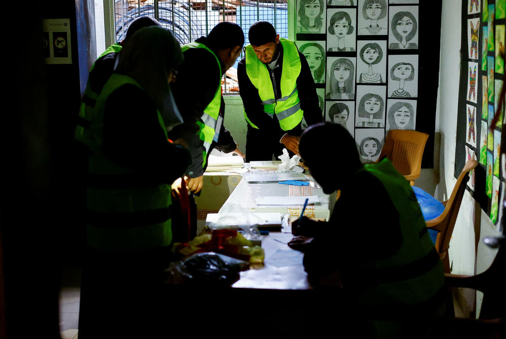 <p>Na Zapadnoj obali glasači prvi put glasaju od početka rata Izraela i Hamasa</p>