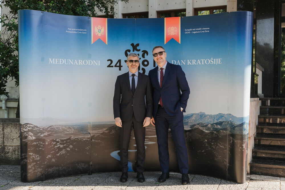 <p>Svečanost je održana u petak u Vili Gorica, pod pokroviteljstvom predsjednika Crne Gore, Jakova Milatovića, u organizaciji Evropskog reda vinskih vitezova &ndash; Legatura Crna Gora</p>