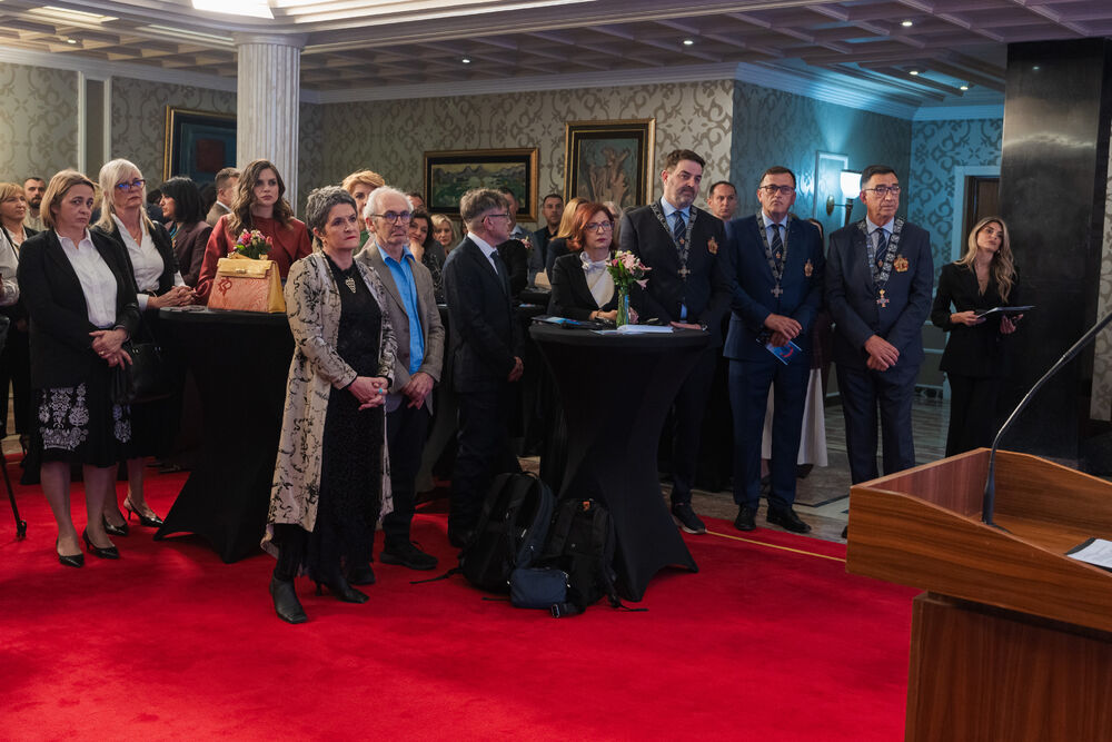 <p>Svečanost je održana u petak u Vili Gorica, pod pokroviteljstvom predsjednika Crne Gore, Jakova Milatovića, u organizaciji Evropskog reda vinskih vitezova &ndash; Legatura Crna Gora</p>