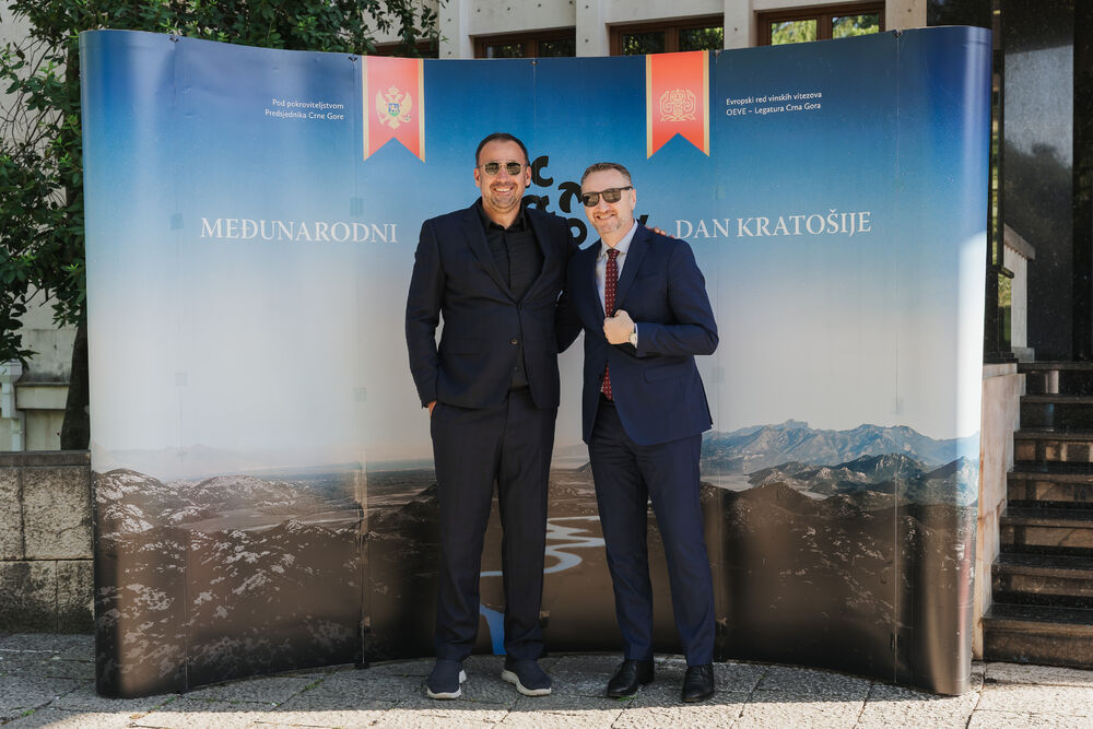 <p>Svečanost je održana u petak u Vili Gorica, pod pokroviteljstvom predsjednika Crne Gore, Jakova Milatovića, u organizaciji Evropskog reda vinskih vitezova &ndash; Legatura Crna Gora</p>