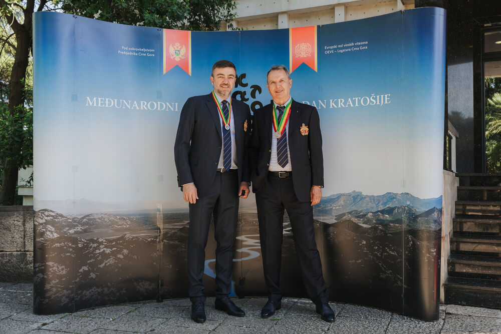 <p>Svečanost je održana u petak u Vili Gorica, pod pokroviteljstvom predsjednika Crne Gore, Jakova Milatovića, u organizaciji Evropskog reda vinskih vitezova &ndash; Legatura Crna Gora</p>