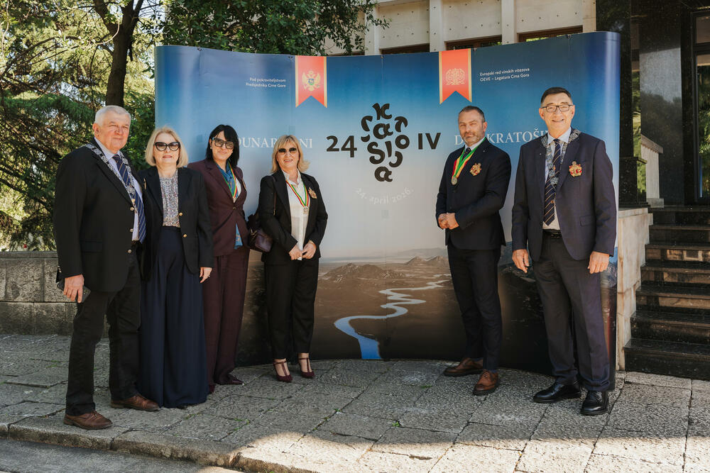 <p>Svečanost je održana u petak u Vili Gorica, pod pokroviteljstvom predsjednika Crne Gore, Jakova Milatovića, u organizaciji Evropskog reda vinskih vitezova &ndash; Legatura Crna Gora</p>