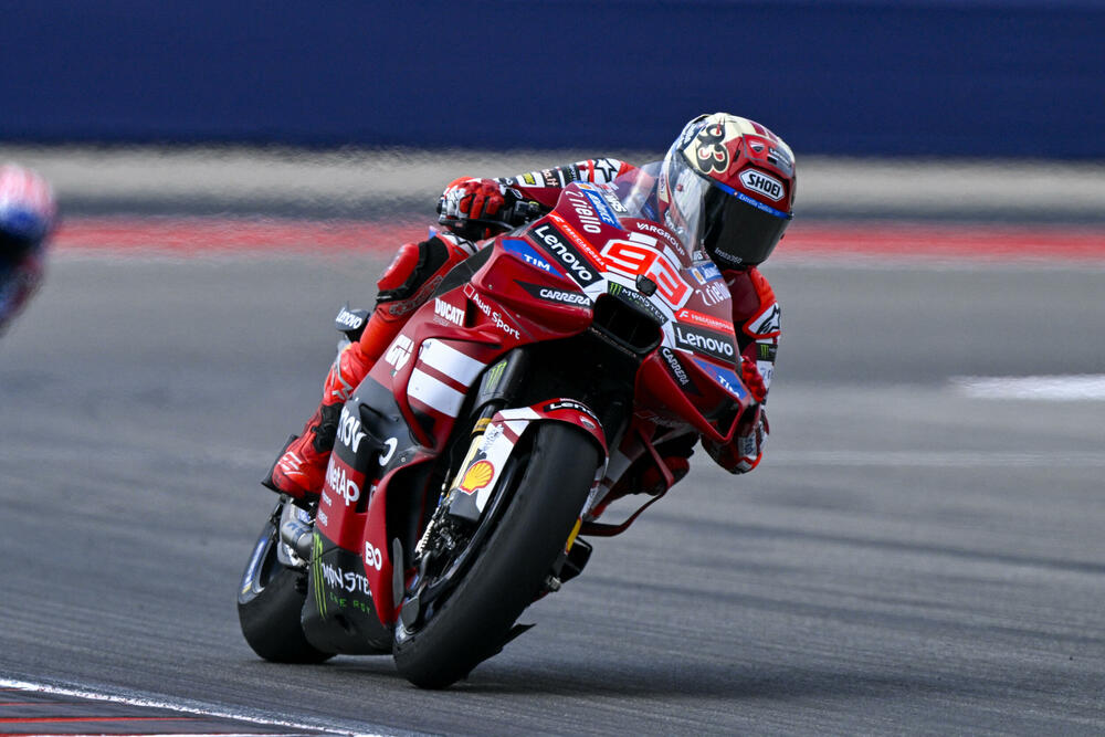 Mark Markes na pol poziciji u Moto GP trci za Veliku nagradu...