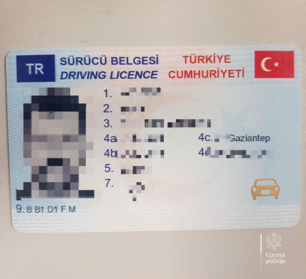 Granična policija kod državljanina Turske otkrila falsifikovanu...
