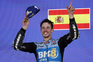 Aleks Markes pobjednik trke Moto GP šampionata za Veliku nagradu...